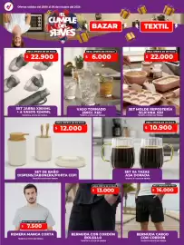 Catálogo Supermayorista Vital Página 3: Set x4 tazas asa dorada €10.900,00, Vaso tornado €6.000,00