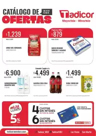 Catálogo Supermercados Tadicor semana 40 Página 1: Coca cola gaseosa regular/zero €4.499,00