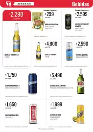 Catálogo Supermercados Tadicor semana 40 Página 3: Quilmes cerveza 0.0 €1.750,00, Stella artois cerveza €5.490,00