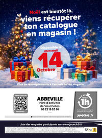 Catalogue JouéClub page 8: Noël est bientôt là, viens récupérer ton catalogue en magasin! Disponible le mercredi 14 Octobre