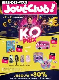 Catalogue JouéClub page 1: Nickelodeon devine tête junior la pat’ patrouille €12,00, Peluche interactive furby tie dye €20,00
