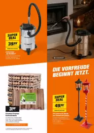 OBI Flugblatt Seite 5: Aschesauger AS-20/1200 A €39,99, Greenheat Premium Hartholzbriketts €3,99