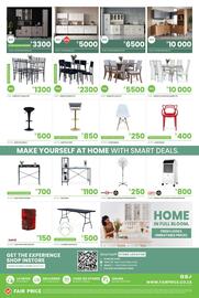 Fair Price catalogue Page 8: Kitchen Antarctic 5pc €6.500,00, Dining Set Bursa 7pc €2.300,00