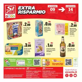 Volantino Sì con te Superstore Pagina 24: Croissant Bauli €1,49, Tonno Maruzzella €3,99
