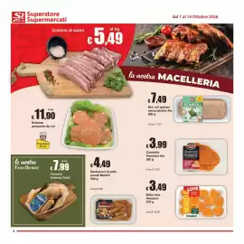 Volantino Sì con te Superstore Pagina 4: Faraona Azienda Guidi €7,99, Cotoletta Viennese Aia €3,99