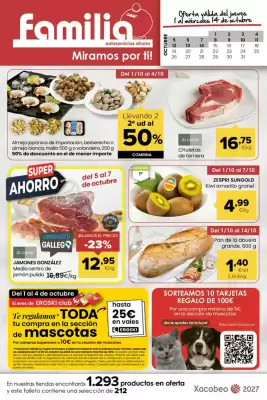 Folleto Autoservicios Familia (válido hasta el 14-10)