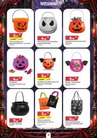 Catálogo ToysRus Página 13: Bolso de halloween con diseno de telarana €4,90, Bolsas suaves de halloween 25 x 30 cm €3,90