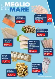 Volantino Sapore di Mare Pagina 2: Polpa di cozze €8,50, Seppia pulita piccola €13,90