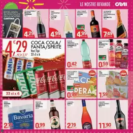 Volantino Crai Pagina 10: Spumante brut Muller Thurgau €4,29, Vino vermentino doc la mora cecchi €4,99