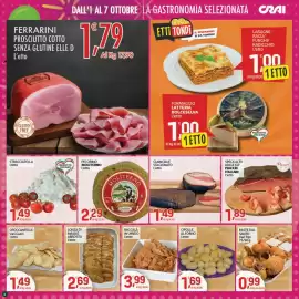 Volantino Crai Pagina 6: Lonza di maiale arrosto €2,69, Pecorino Moliterno €2,29