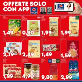 Volantino MEGA Pagina 8: Pavesi Gocciole Finger €1,49, Mulino Bianco biscotti Alveari €2,49