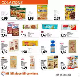 Volantino Emi Supermercati Pagina 11: Selex Frollini con Gocce di Cioccolato Extra Fondente/cacao panna €1,39