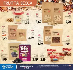 Volantino Emi Supermercati Pagina 12: Selex arachidi tostate e salate €1,39, Selex Noci sgusciate €1,29