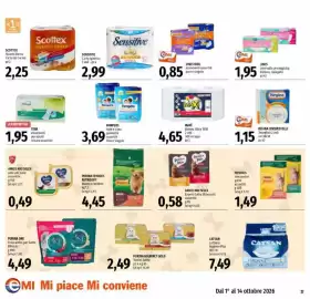 Volantino Emi Supermercati Pagina 27: Pampers pannolini assortiti €3,69, Maxi Bobina Ultra 1500 €4,65