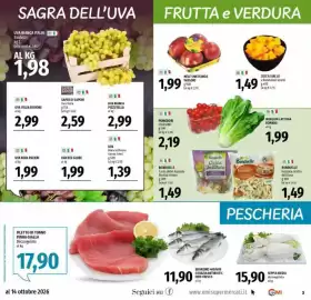 Volantino Emi Supermercati Pagina 3: Mele Sweetango €1,99, Zucca gialla €1,49