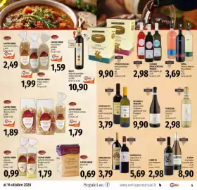 Volantino Emi Supermercati Pagina 5: Sportoletti Assisi Grechetto €3,79, Pier Leone Orvieto DOP Classico €2,98