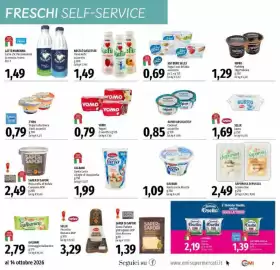 Volantino Emi Supermercati Pagina 7: Nestlé Sveltesse I love kefir €1,49, Latte Maremma €1,49
