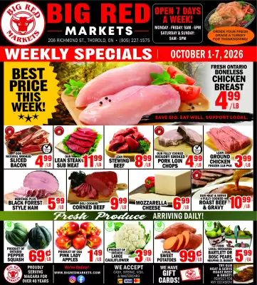 Big Red Markets flyer (valid until 7-10)