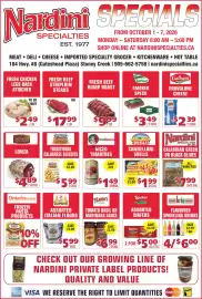 Nardini Specialties flyer week 40 Page 1