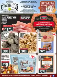 Foodsmiths flyer week 40 Page 1