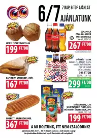 Coop akciós újság hét 40 Oldal 5: M WOW! LIPÓTI TEPERTŐS LEVELES 199 FT/DB 7 NAP, 6 TOP AJÁNLAT 6/7 AJÁNLATUNK FANTA
