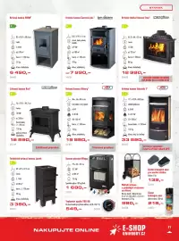 Uni Hobby leták Strana 21: Nordflam litinová kamna Asti €16.990,00, ABX Krbová kamna Alborg €19.990,00