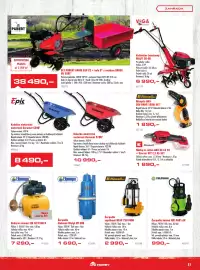 Uni Hobby leták Strana 27: Fieldmann čerpadlo kalové FVC 4001-EK €990,00, Elpumps čerpadlo hlubinné Malyš VP 300 €1.690,00