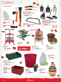 Uni Hobby leták Strana 28: Kád' vinařská €1.290,00, Drtič na ovoce €2.190,00
