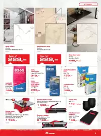 Uni Hobby leták Strana 5: Einhell řezačka dlaždic TC-TC 800 €1.790,00, Chránič kolen €119,00