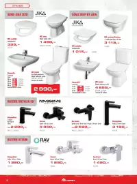 Uni Hobby leták Strana 6: WC závěsné Rimless €3.119,00, Umyvadlová €2.200,00