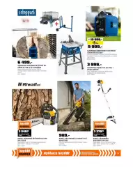 OBI leták Strana 10: Riwall benzinová řetězová pila pro rpcs 5550 €2.549,15, Riwall křovinořez benzinový rpb 500 €2.379,15