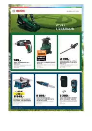 OBI leták Strana 11: Bosch aku nůžky na živý plot universalhedgedcut 18v-50 s 1x aku 2,5 ah €3.799,00