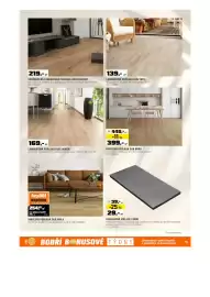OBI leták Strana 15: Laminátová podlaha dub samoa €169,00, HeyOBI vinylová podlaha dub avila €299,00