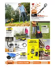 OBI leták Strana 7: Al-ko drtič nožový mh 2500 slice €3.199,00, Duramot elektrické motorové kolečko S500 €8.799,00
