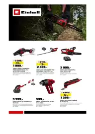 OBI leták Strana 8: Einhell horkovzdušná pistole th-ha 2000/1 €599,00, Einhell bruska na sádrokarton tc-dw 225 €3.399,00