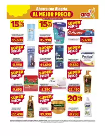 Catálogo Ara Página 15: Nutribela sérum de argán €19.990,00, Dove jabón leche de coco €5.390,00