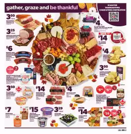 Loblaws flyer week 40 Page 2: PC dips or hummus or PC naan dippers €5,00, Charcuterie Boards €14,00