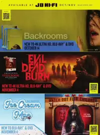 JB Hi-Fi catalogue Page 2: Shop Now AVAILABLE AT JB HI-FI OCT/NOV Backrooms OFUCHAND WHILE STOCKS LAST Backrooms Backrooms