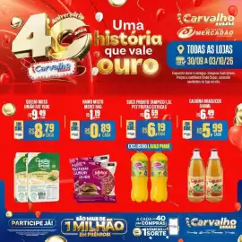 Catálogo Carvalho Supermercado Página 3: Sucro pronto tampico 1,5l pet frutas citricas €6,19, Cajuína brasucos €5,99