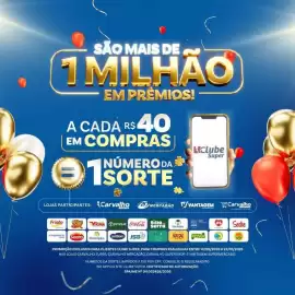 Catálogo Carvalho Supermercado Página 9: SÃO MAIS DE 1 MILHÃO EM PREMIOS! A CADA R$ 4 40 EM COMPRAS NÚMERO DA 1SORTE LOJAS