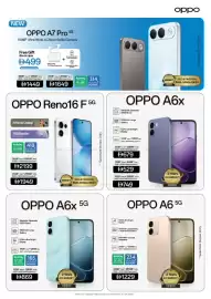 Nesto catalogue Page 4: OPPO A7 Pro 5G €1.449,00, OPPO Reno16 F 5G €2.199,00
