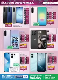 KM Trading catalogue Page 2: SAMSUNG GALAXY A17 €839,00, SAMSUNG GALAXY A27 €1.119,00