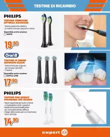 Volantino Expert Pagina 10: Oral-B Testine IO Series Ultimate Clean €17,90, Philips Testine Pro Result Standard €14,90