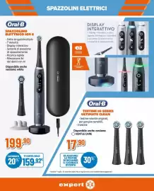 Volantino Expert Pagina 3: Oral-B SPAZZOLINO ELETTRICO 109 S ⚫ Getto singolo/multiplo .7 Velocità .Display interattivo •
