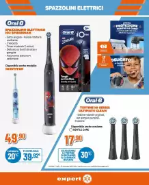 Volantino Expert Pagina 6: SPAZZOLINI ELETTRICI Oral-B SPAZZOLINO ELETTRICO 102 SPIDERMAN . Getto singolo . Pulizia