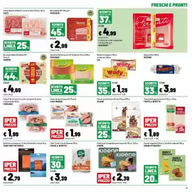 Volantino Iper La Grande Pagina 15: Teneroni gusti assortiti €1,99, Salumi affettati assortiti Snello