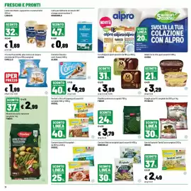 Volantino Iper La Grande Pagina 20: Pisellini primavera Findus €3,79, Verduri o Virtù di zuppa gusti assortiti OROGEL