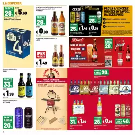 Volantino Iper La Grande Pagina 32: Birra lager l'Originale, Baffo d'Oro o la Rossa Moretti