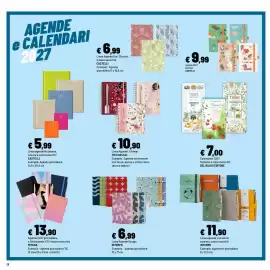 Volantino Iper La Grande Pagina 38: Agenda 2027 Animals CASTELLI €9,99, Agende fiori Classici CASTELLI €6,99