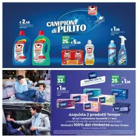 Volantino Iper La Grande Pagina 40: Detergente spray o squeeze multiuso VETRIL €1,99, Candeggina delicata Omino Bianco €2,49